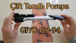 Giyo GP-94 Çift Taraflı Bisiklet Pompası