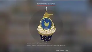 10 Year Birthday Coin
