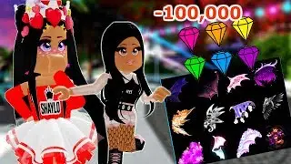 LETTING MY DAUGHTER CHOOSE WHAT NEW WINGS TO BUY FOR MY BDAY!-Royale High