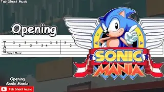 Sonic Mania Opening Theme - Guitar Tutorial