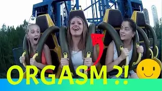 Куча эмоций на аттракционе (подборка)
