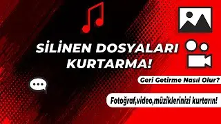 Silinen Dosyaları Geri Getirme 2020 - Güncel Veri Kurtarma! (Fotoğraf - Video - Belge)