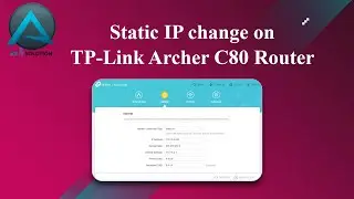 Static IP change on TP-Link Archer C80 Router #tplink #ac1900