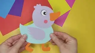 Уточка Из Бумаги. Как сделать уточку.