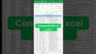 Convertir EXCEL a PDF sin que se CORTE 