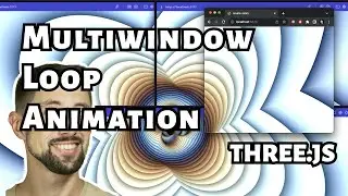 Multiwindow tunnel with SDF and #threejs