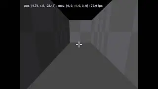 pygame software 3d rendering - randomly generated labyrinth in fps view - test 1