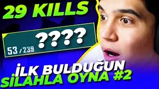 İLK BULDUĞUN SİLAHLA OYNA #2 (ZORLU CHALLENGE) | PUBG Mobile Challenge