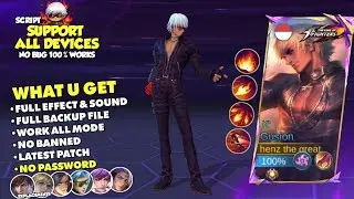 UPDATED! Script Skin Gusion KOF K No Password - Full Effect & Sound With Logo - Latest Patch