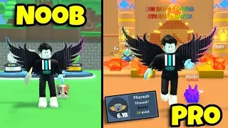 Noob to Pro in Mining Clicker Simulator   Egypt Update + Sunfire Craft Machine! (Roblox)