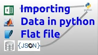 Importing data in python - Flat File