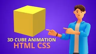 Build a 3D Animated Cube with HTML CSS