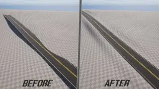 Dynamic Road System Early Feature: Automatic Landscape Adjustment