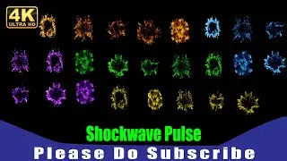 Shockwave Pulse, Shock Wave Animation, Shockwave gold color, shockwave pink color, shockwave overlay