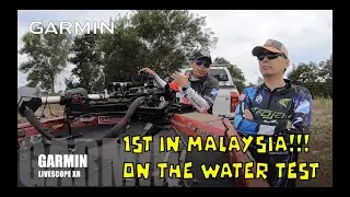 MONSTERCRAFT Fishing - On The Water Test with Garmin Livescope XR