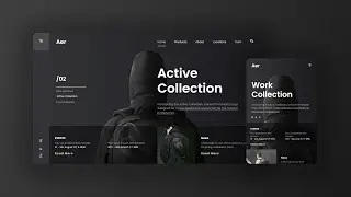 Full Website Landing Page Design | HTML CSS JS | Build A Modern Website From Scratch