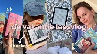 Ik lees 6 boeken op vakantie *leesvlog* 🌞🐚📖🌊