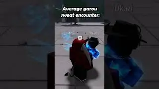 that one GAROU HERO HUNTER sweat... 😭💀 #roblox #thestrongestbattlegrounds #shorts