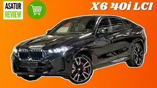 В ПРОДАЖЕ рестайлинг BMW X6 40i G06 Black Sapphire / Х6 40и Черный Сапфир Параллельный импорт 2024