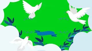 International Peace Day | Green Screen Peace Day | Free Download | 4K | Chroma Key | VFX