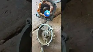 Stand fan bush replace easily like this #motorwinding #fanrepair #shorts #electrical
