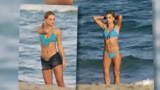 Emma Rigby shows off her bikini body on Miami Beach - Splash News | Splash News TV | Splash News TV