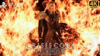 [4K 60FPS UHD] Crisis Core Reunion - Chapter 8: Departure (The Nibelheim Incident) - PS5 Gameplay