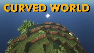 Minecraft, But The World Is Round...