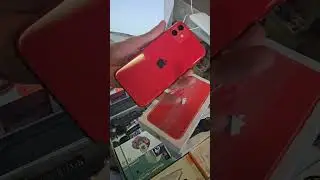 iPhone 11 Red Unboxing #youtubeshorts #ahorts #iphone