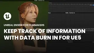 Data Burn In WBP in Unreal Engine 5.4 for Editors/VFX-artists