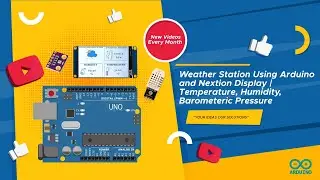 Weather Station using Arduino | DHT22 | Nextion Display | BMP280