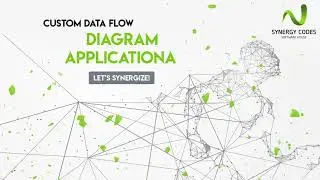 Custom data flow diagram application