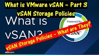 vSan Storage Policies