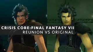 Crisis Core: Final Fantasy VII: Switch vs PSP Opening Scene (Reunion vs Original)