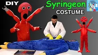 Syringeon Costume In Real Life REPAIR HUGGY WUGGY  Garten Of BanBan 6 In REAL LIFE