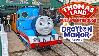 Thomas Land at Drayton Manor Full Walkthrough (June 2022) [4K Ultra Wide]