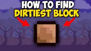 How to Get DIRTIEST BLOCK in Terraria 1.4.4.9 | Dirtiest Block Seed 1.4.4.9