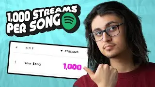 How to get 1,000 streams on every song you release