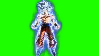 Ultra instinct goku green screen | Dragon ball green screen effects #greenscreen #greenscreen