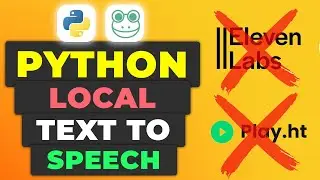 Python Local Text To Speech Coqui TTS | Generate Audio From Text Using Python