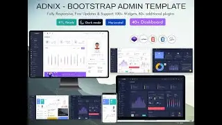 Adnix Admin - Bootstrap Admin Panel With WebApp Dashboard Design