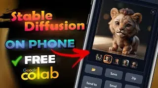 Stable Diffusion Lite On Phone - NO GPU - Google Colab Tutorial