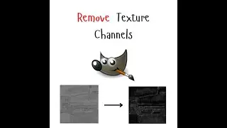 GIMP: Remove Texture Channels from Existing Multichannel Texture