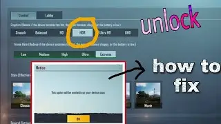 how to enable hdr graphics in gameloop. this option will be available your device soon fixed