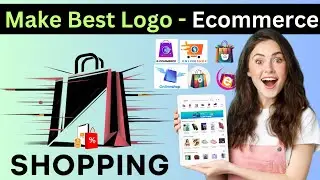 E-commerce Website Professional Logo Kaise Banaye 2024 | Logo Kaise Banaye | Blogger Website Logo