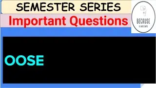 OOSE Important Questions (CCS356)