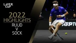 Casper Ruud v Jack Sock Highlights | Laver Cup 2022 | Match 1