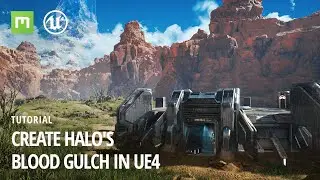 Create Halos Blood Gulch in UE4