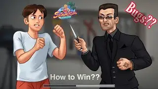 How To Win Fight With Dimitri | Summertime Saga 0.20.8 Bugs?? | Summertime Saga 2.0