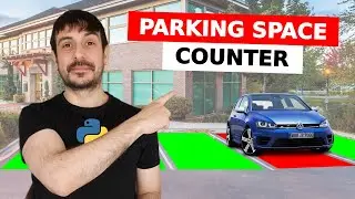 Parking spot detection and counter | Computer vision tutorial